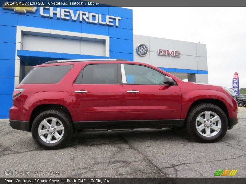Crystal Red Tintcoat / Ebony 2014 GMC Acadia SLE
