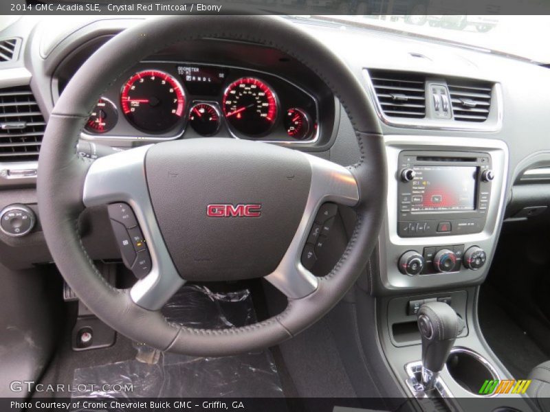 Crystal Red Tintcoat / Ebony 2014 GMC Acadia SLE