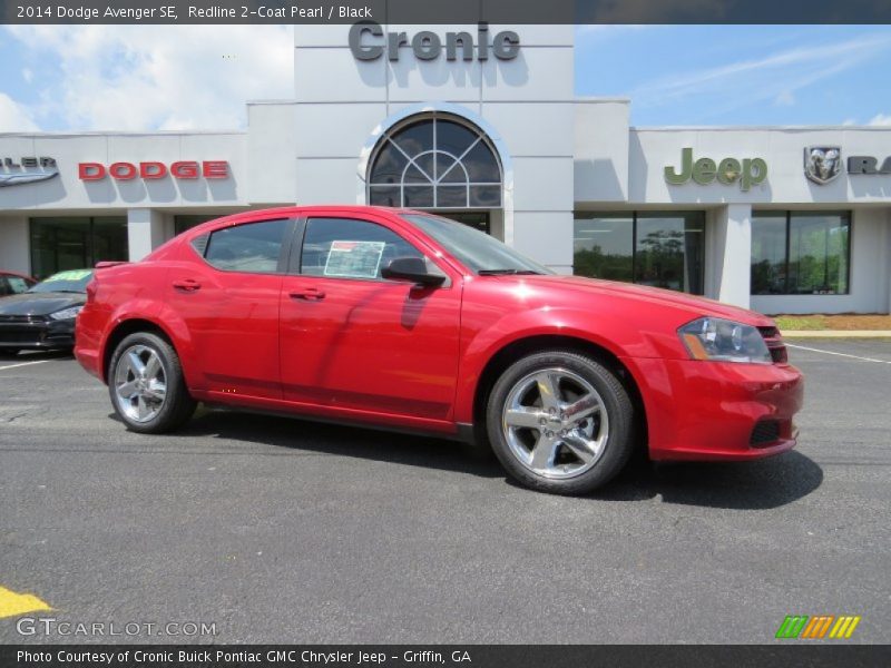 Redline 2-Coat Pearl / Black 2014 Dodge Avenger SE