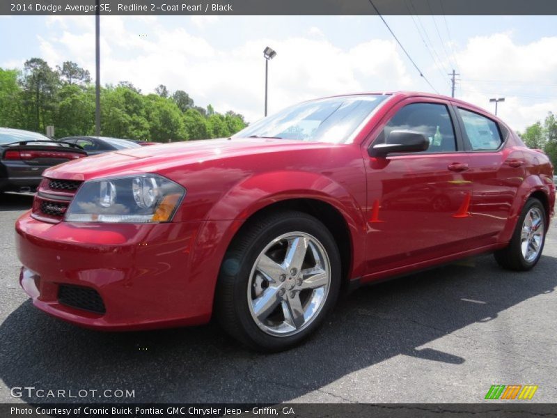 Redline 2-Coat Pearl / Black 2014 Dodge Avenger SE