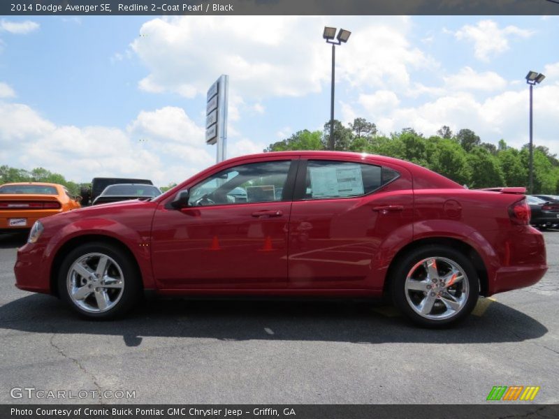 Redline 2-Coat Pearl / Black 2014 Dodge Avenger SE