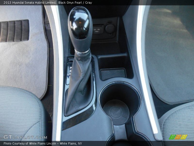 Black Onyx Pearl / Gray 2013 Hyundai Sonata Hybrid Limited