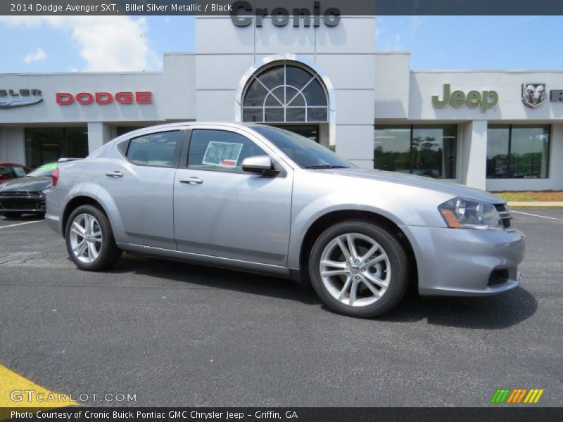 Billet Silver Metallic / Black 2014 Dodge Avenger SXT