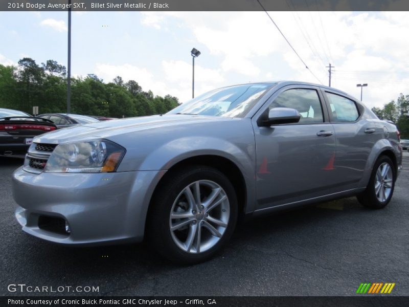 Billet Silver Metallic / Black 2014 Dodge Avenger SXT