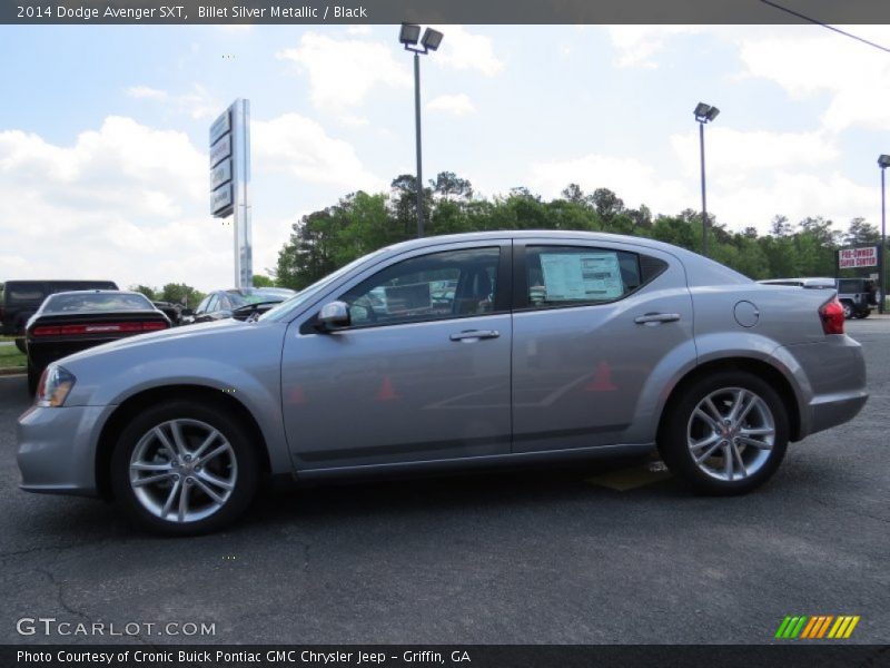 Billet Silver Metallic / Black 2014 Dodge Avenger SXT