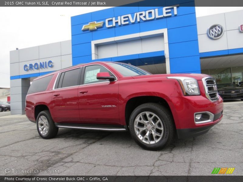 Crystal Red Tintcoat / Jet Black 2015 GMC Yukon XL SLE