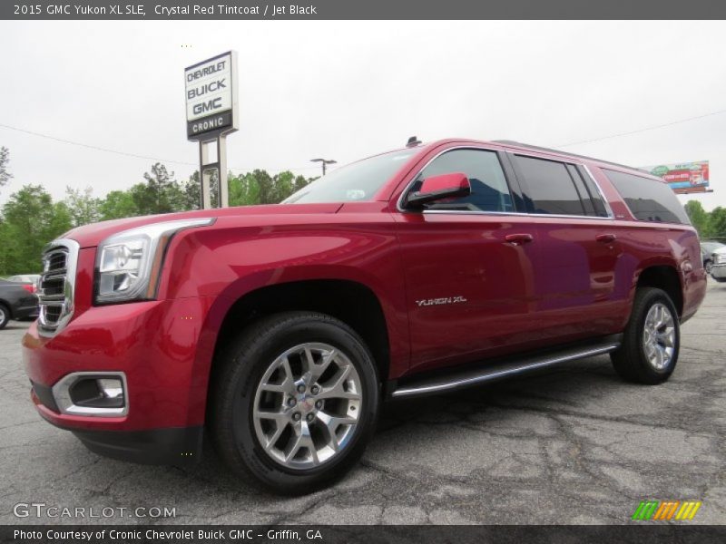 Crystal Red Tintcoat / Jet Black 2015 GMC Yukon XL SLE