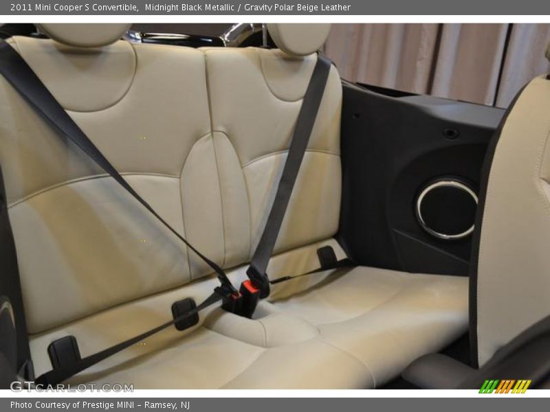 Midnight Black Metallic / Gravity Polar Beige Leather 2011 Mini Cooper S Convertible
