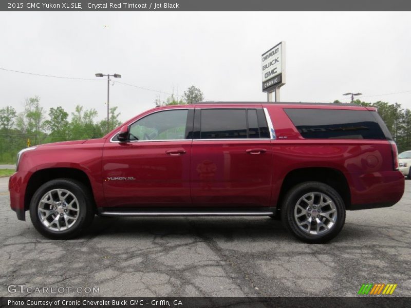 Crystal Red Tintcoat / Jet Black 2015 GMC Yukon XL SLE