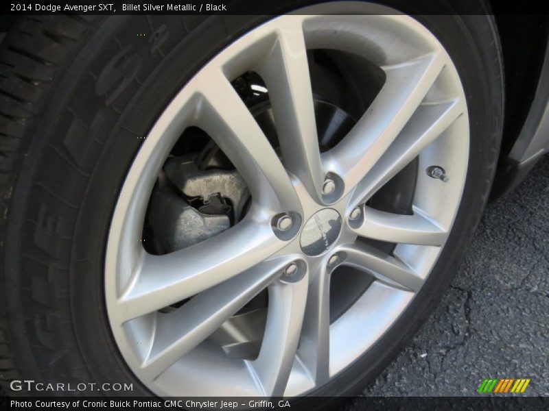Billet Silver Metallic / Black 2014 Dodge Avenger SXT