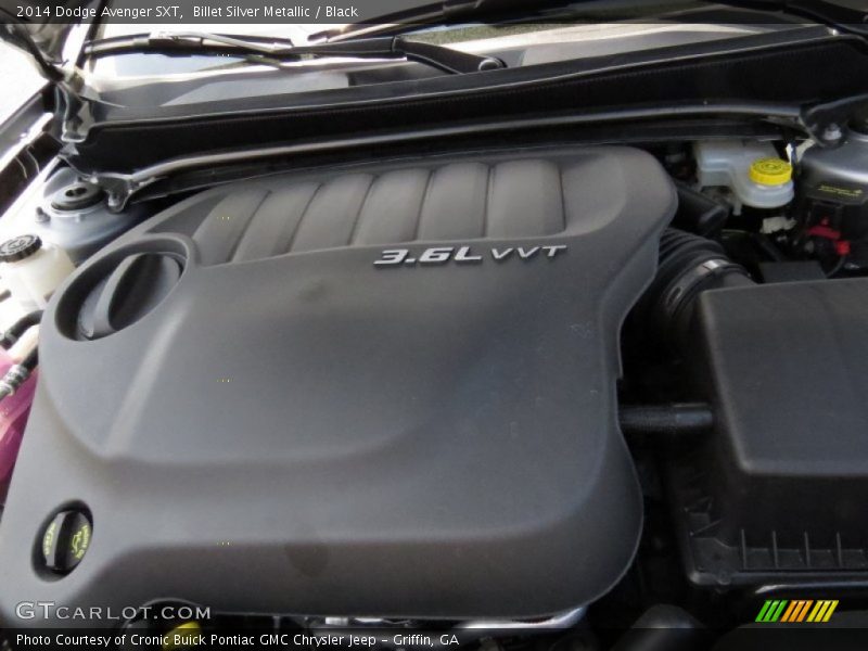 Billet Silver Metallic / Black 2014 Dodge Avenger SXT