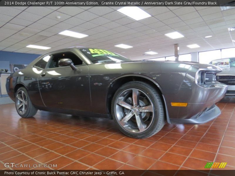 Granite Crystal Metallic / Anniversary Dark Slate Gray/Foundry Black 2014 Dodge Challenger R/T 100th Anniversary Edition