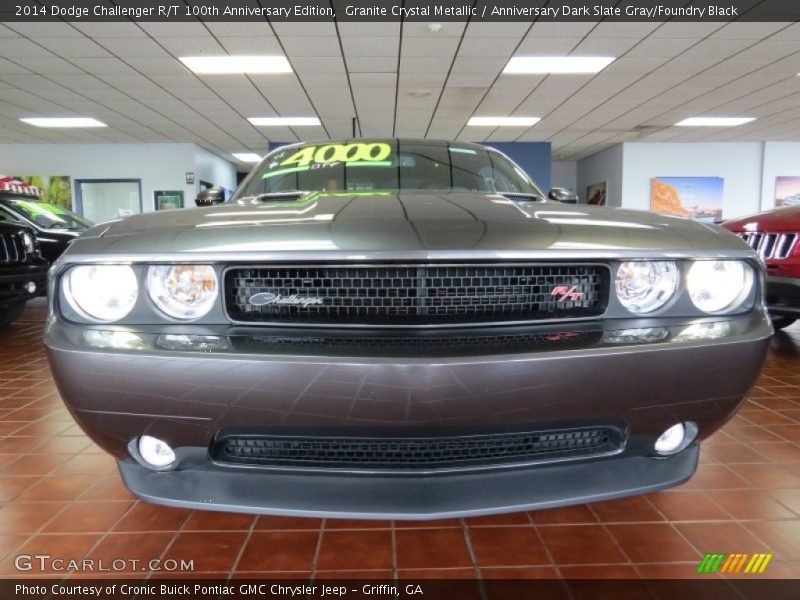 Granite Crystal Metallic / Anniversary Dark Slate Gray/Foundry Black 2014 Dodge Challenger R/T 100th Anniversary Edition