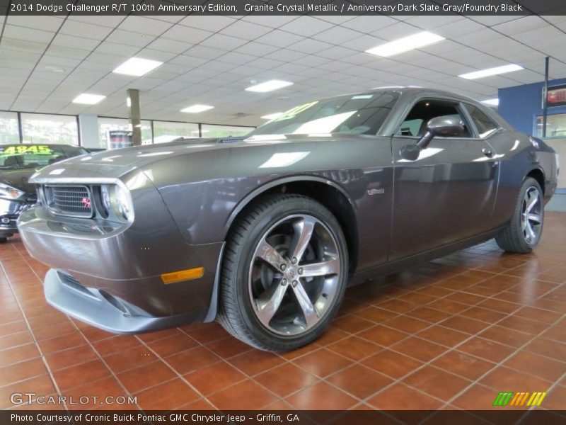 Granite Crystal Metallic / Anniversary Dark Slate Gray/Foundry Black 2014 Dodge Challenger R/T 100th Anniversary Edition