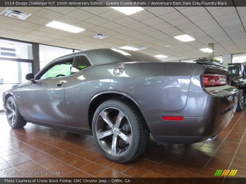 Granite Crystal Metallic / Anniversary Dark Slate Gray/Foundry Black 2014 Dodge Challenger R/T 100th Anniversary Edition