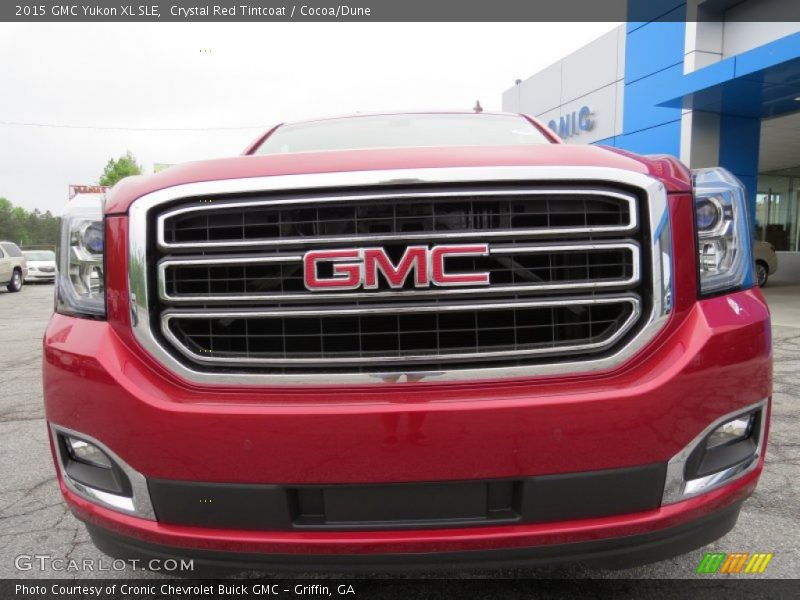 Crystal Red Tintcoat / Cocoa/Dune 2015 GMC Yukon XL SLE