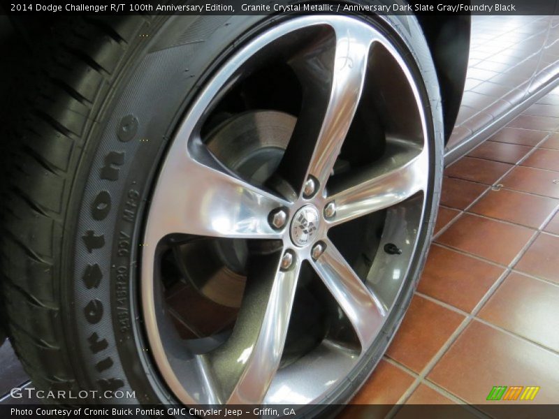 Granite Crystal Metallic / Anniversary Dark Slate Gray/Foundry Black 2014 Dodge Challenger R/T 100th Anniversary Edition