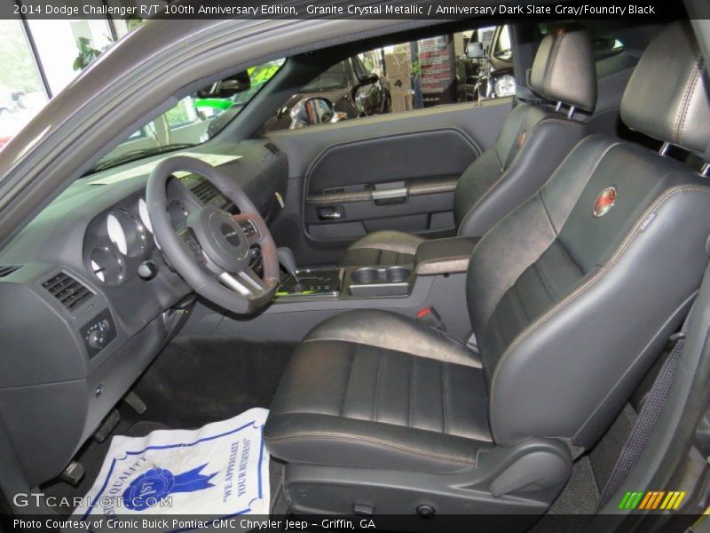 Granite Crystal Metallic / Anniversary Dark Slate Gray/Foundry Black 2014 Dodge Challenger R/T 100th Anniversary Edition