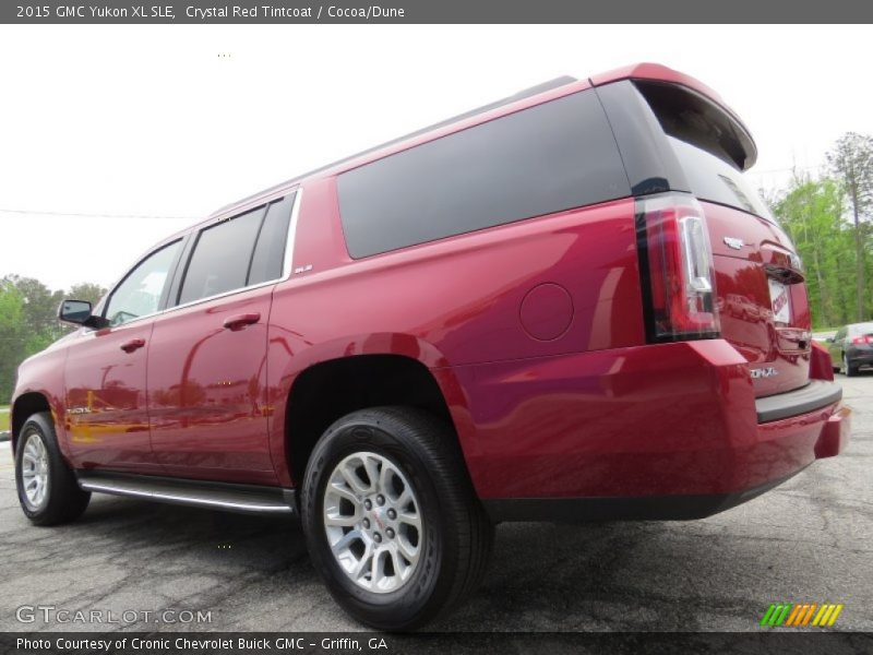 Crystal Red Tintcoat / Cocoa/Dune 2015 GMC Yukon XL SLE