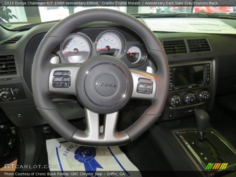 Granite Crystal Metallic / Anniversary Dark Slate Gray/Foundry Black 2014 Dodge Challenger R/T 100th Anniversary Edition