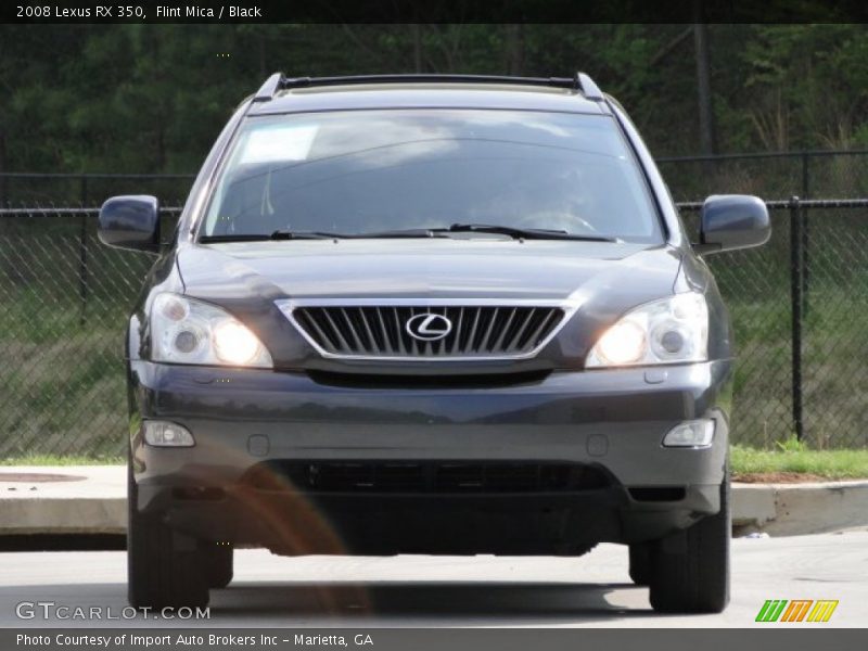 Flint Mica / Black 2008 Lexus RX 350