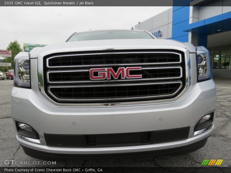 Quicksilver Metallic / Jet Black 2015 GMC Yukon SLE