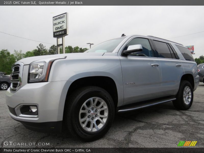 Quicksilver Metallic / Jet Black 2015 GMC Yukon SLE