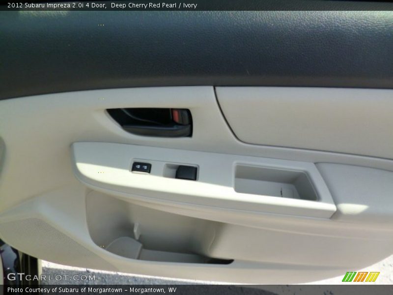 Deep Cherry Red Pearl / Ivory 2012 Subaru Impreza 2.0i 4 Door