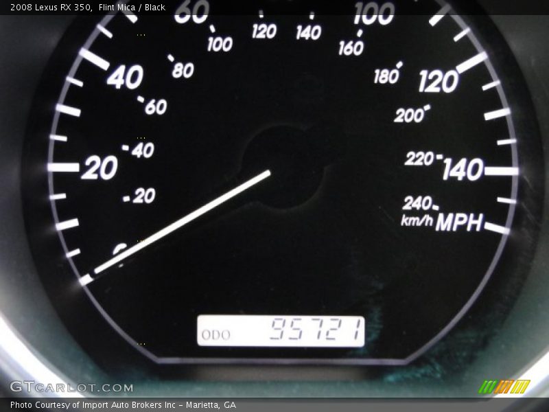 Flint Mica / Black 2008 Lexus RX 350