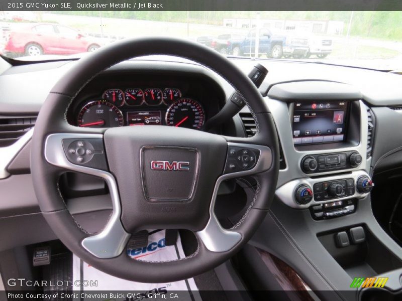 Quicksilver Metallic / Jet Black 2015 GMC Yukon SLE