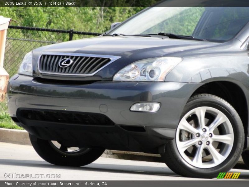 Flint Mica / Black 2008 Lexus RX 350