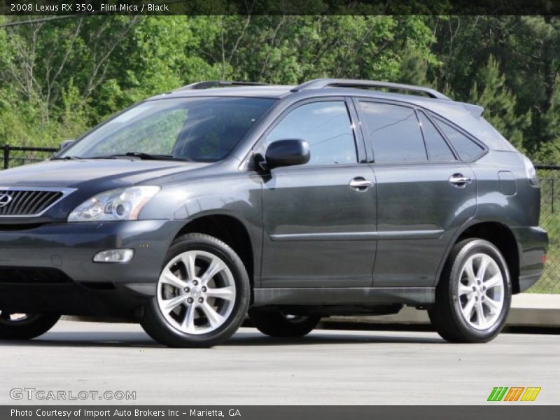 Flint Mica / Black 2008 Lexus RX 350