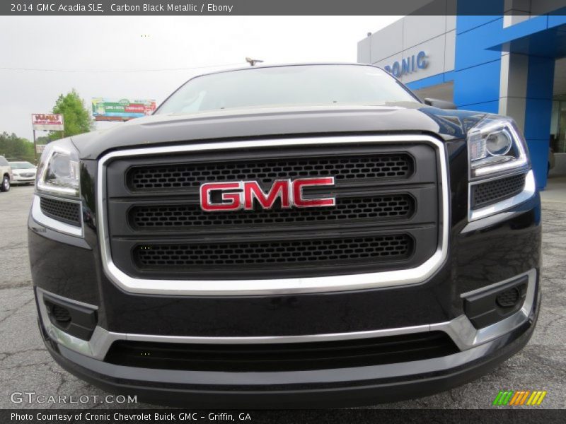 Carbon Black Metallic / Ebony 2014 GMC Acadia SLE