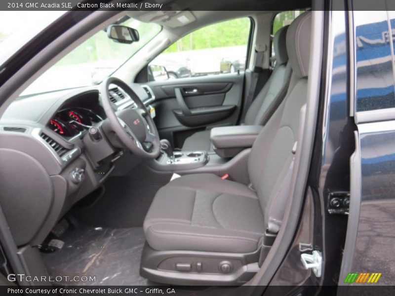 Carbon Black Metallic / Ebony 2014 GMC Acadia SLE