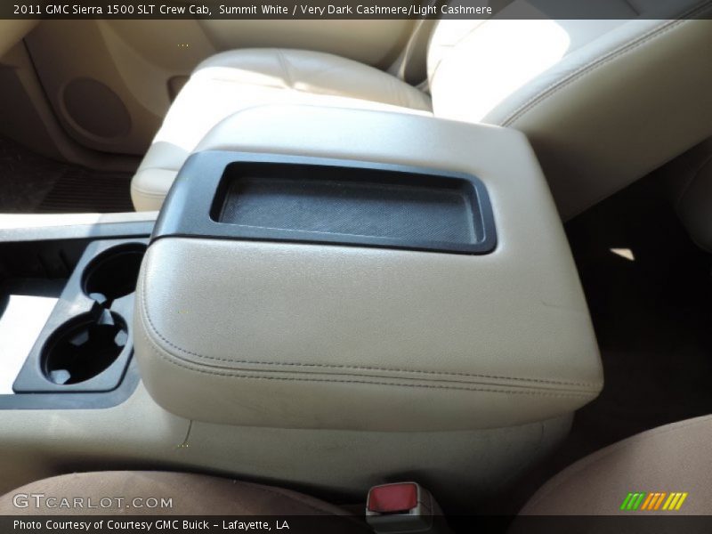 Summit White / Very Dark Cashmere/Light Cashmere 2011 GMC Sierra 1500 SLT Crew Cab