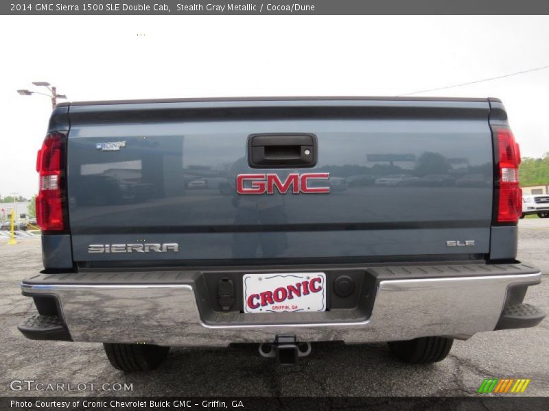 Stealth Gray Metallic / Cocoa/Dune 2014 GMC Sierra 1500 SLE Double Cab