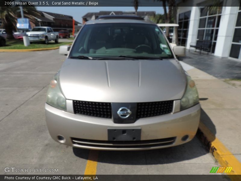 Coral Sand Metallic / Beige 2006 Nissan Quest 3.5 S