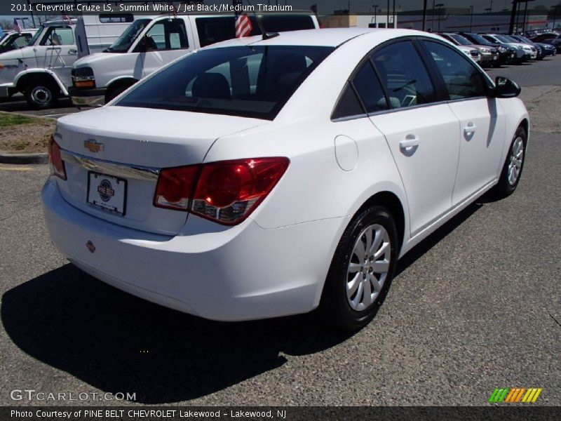 Summit White / Jet Black/Medium Titanium 2011 Chevrolet Cruze LS