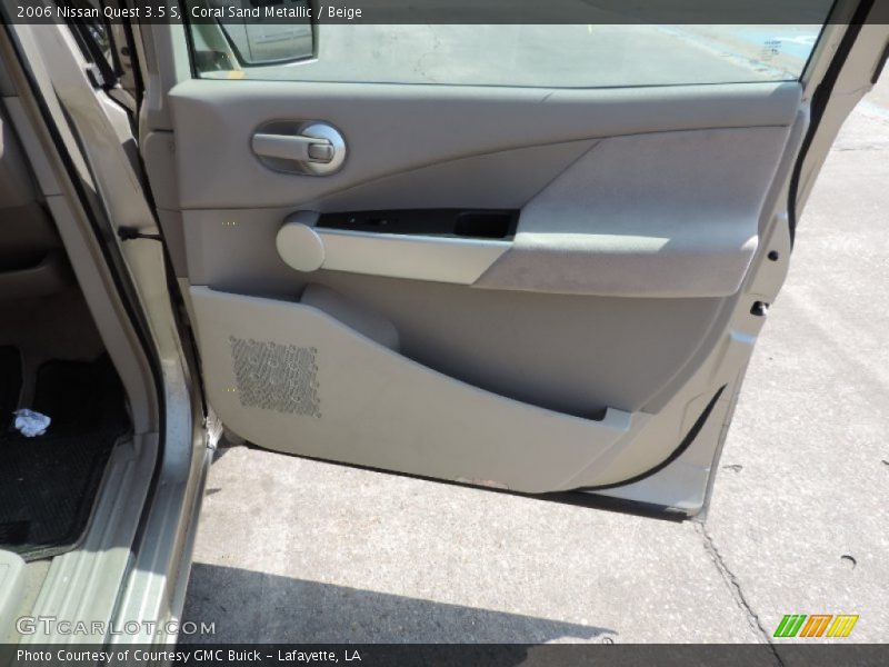 Coral Sand Metallic / Beige 2006 Nissan Quest 3.5 S