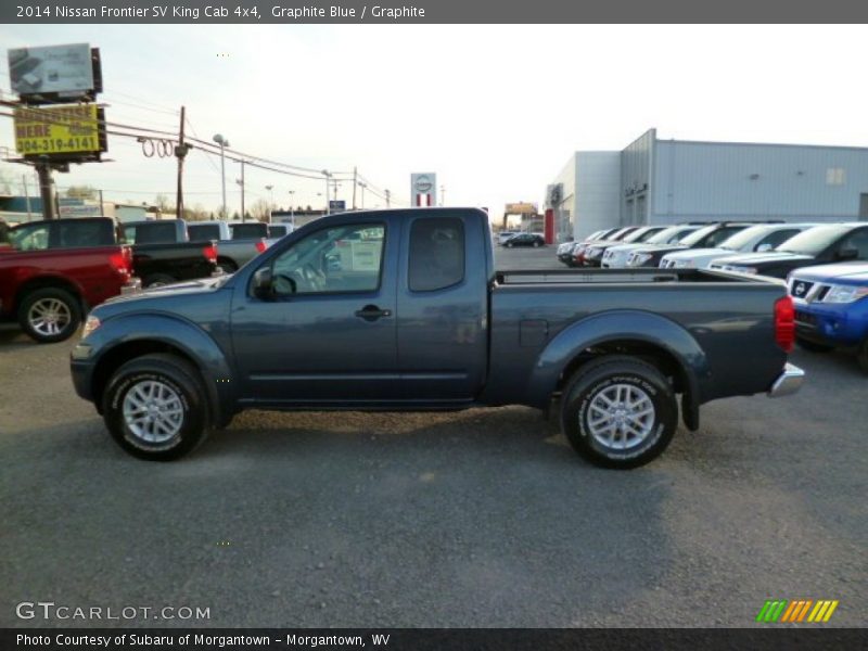 Graphite Blue / Graphite 2014 Nissan Frontier SV King Cab 4x4