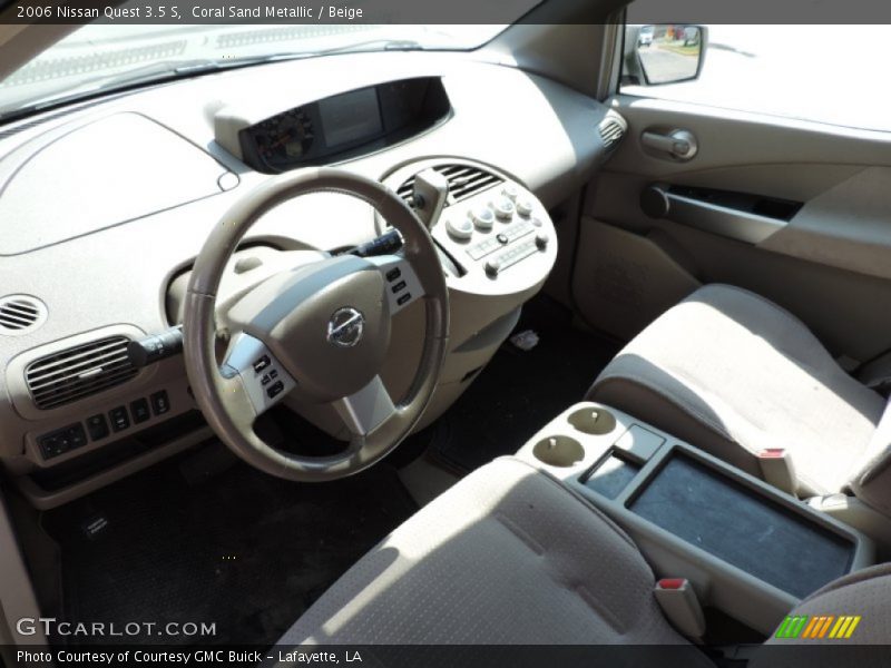 Coral Sand Metallic / Beige 2006 Nissan Quest 3.5 S