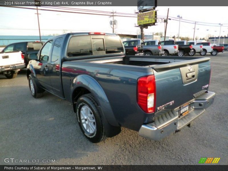 Graphite Blue / Graphite 2014 Nissan Frontier SV King Cab 4x4
