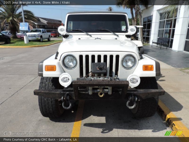 Stone White / Khaki 2005 Jeep Wrangler X 4x4