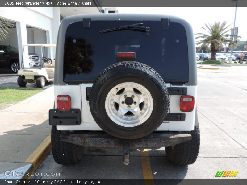 Stone White / Khaki 2005 Jeep Wrangler X 4x4
