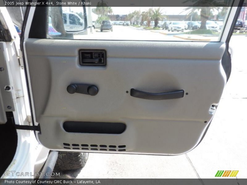 Stone White / Khaki 2005 Jeep Wrangler X 4x4
