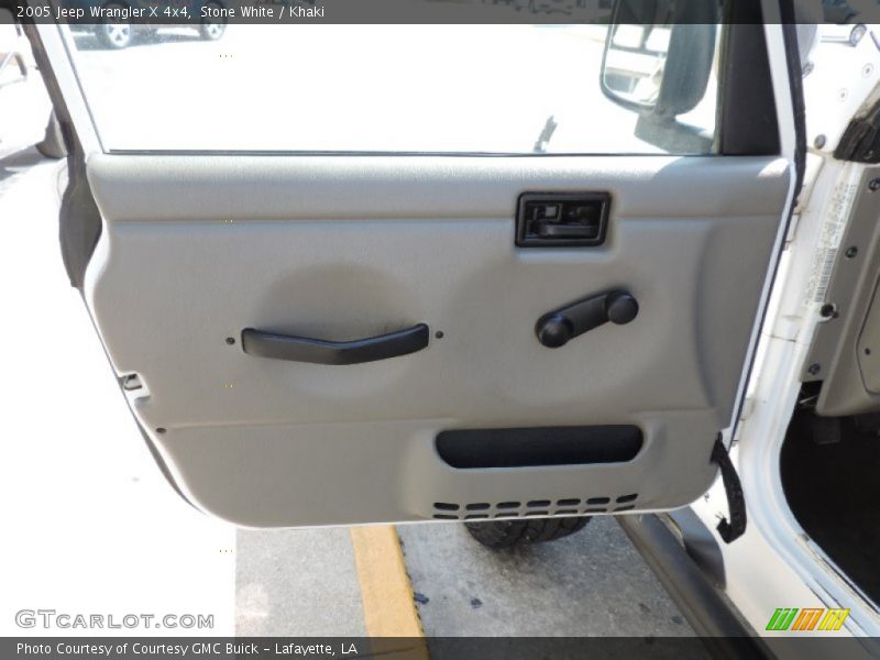 Stone White / Khaki 2005 Jeep Wrangler X 4x4