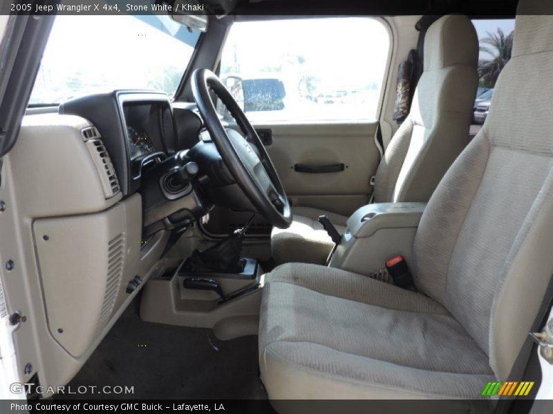 Stone White / Khaki 2005 Jeep Wrangler X 4x4