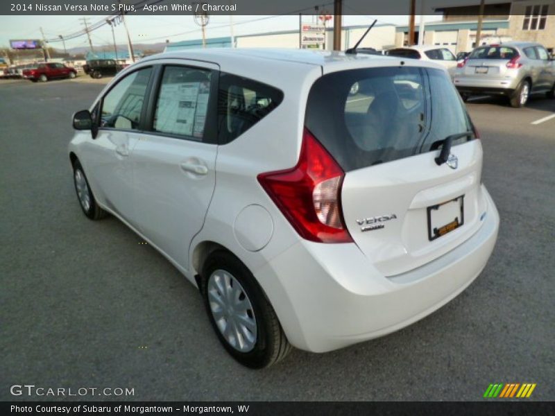 Aspen White / Charcoal 2014 Nissan Versa Note S Plus