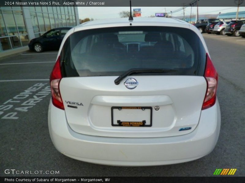 Aspen White / Charcoal 2014 Nissan Versa Note S Plus