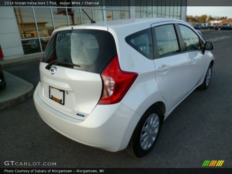 Aspen White / Charcoal 2014 Nissan Versa Note S Plus